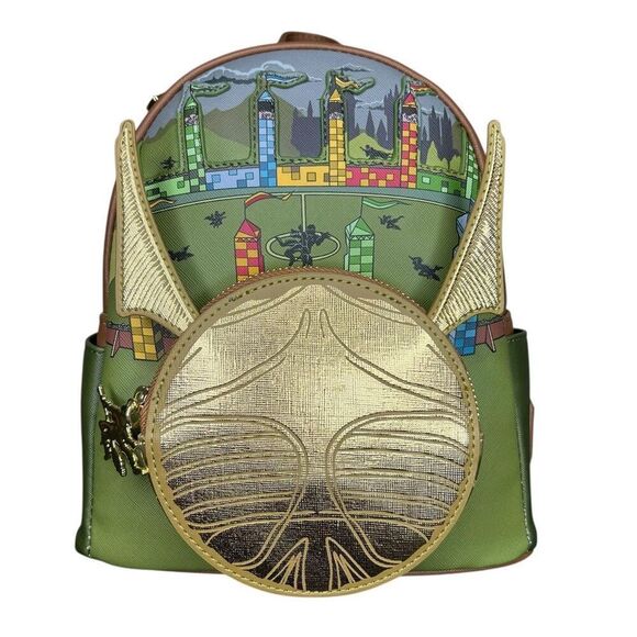 NEW Loungefly Harry Potter Golden Snitch Quidditch Mini Backpack main image 4